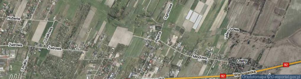 Zdjęcie satelitarne Topolowa ul.